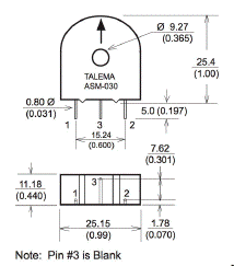 Dimensions - ASM-030